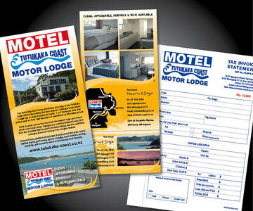 Perforated Rack Cards and Invoice Books